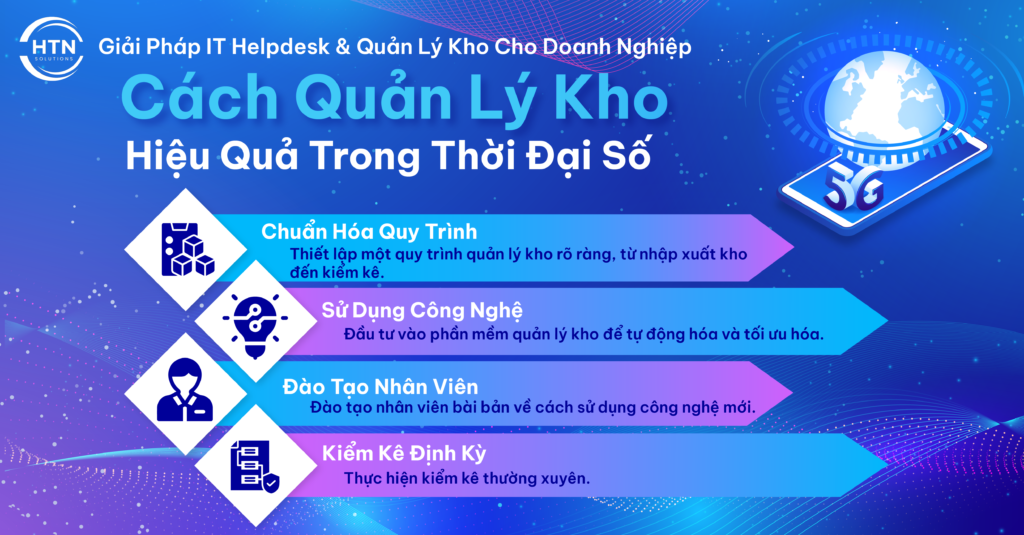 Cách quản lý kho hiệu quả trong thời đại số