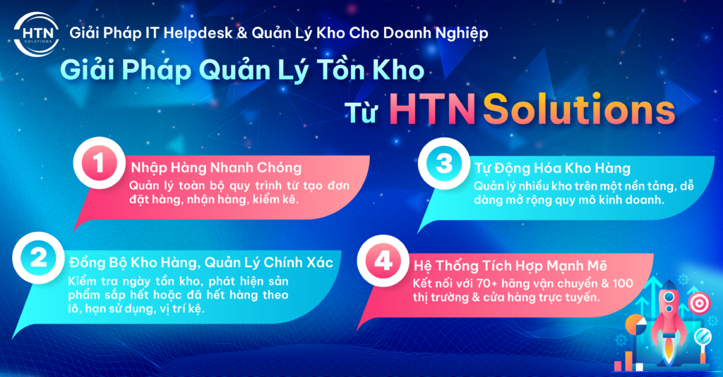 Giải pháp quản lý tồn kho từ HTN Solutions