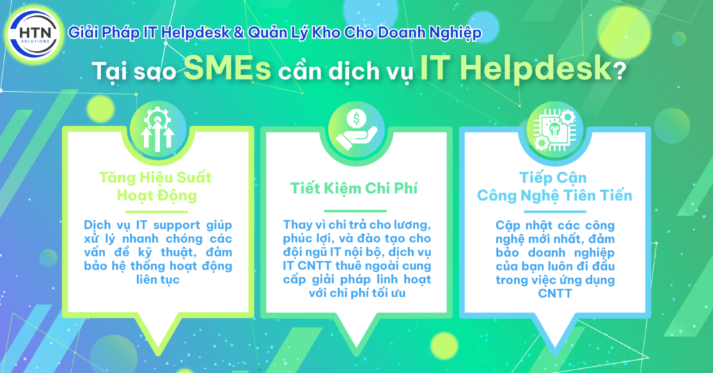 Tại sao SMEs cần dịch vụ IT Helpdesk thuê ngoài